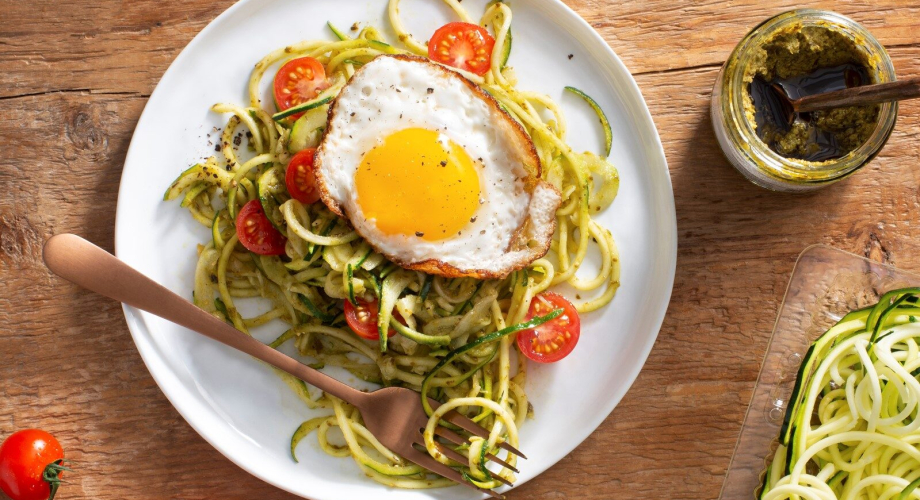 Pâtes de courgettes